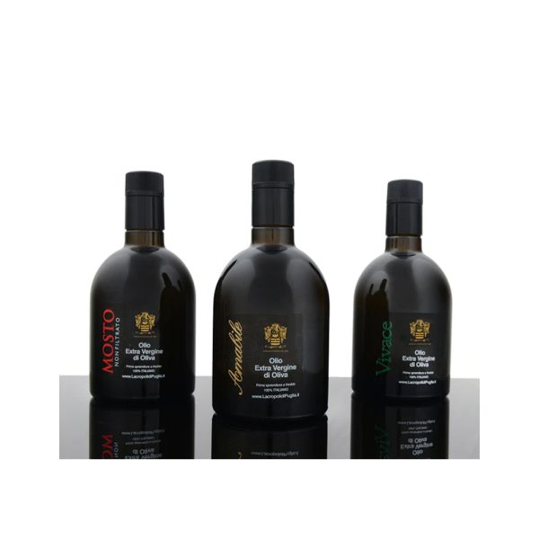 Set da 3 bottiglie Antirabbocco di Olio Extra Vergine di Oliva