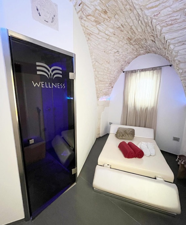 Suite romantica con centro benessere e vasca idromassaggio